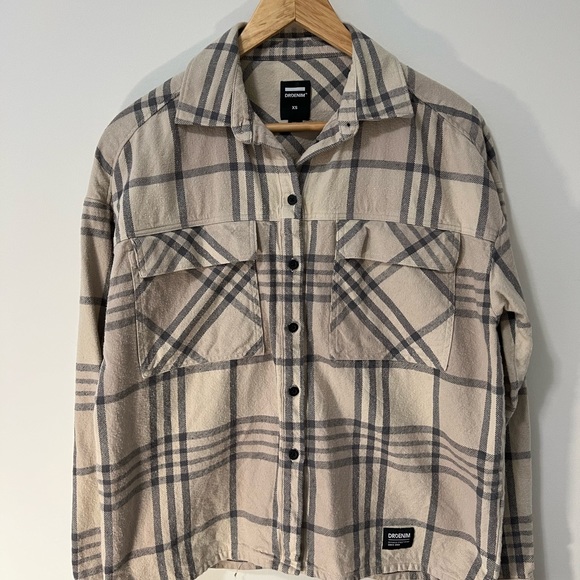 DRDENIM Flannel Top - Picture 2 of 4